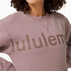 lululemon all yours crew - violet